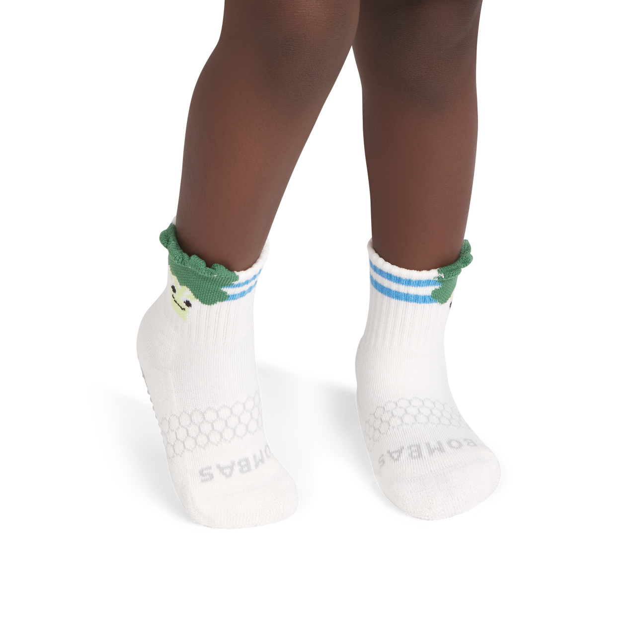 Toddler Gripper Calf Socks - soft white TO1 [9210]