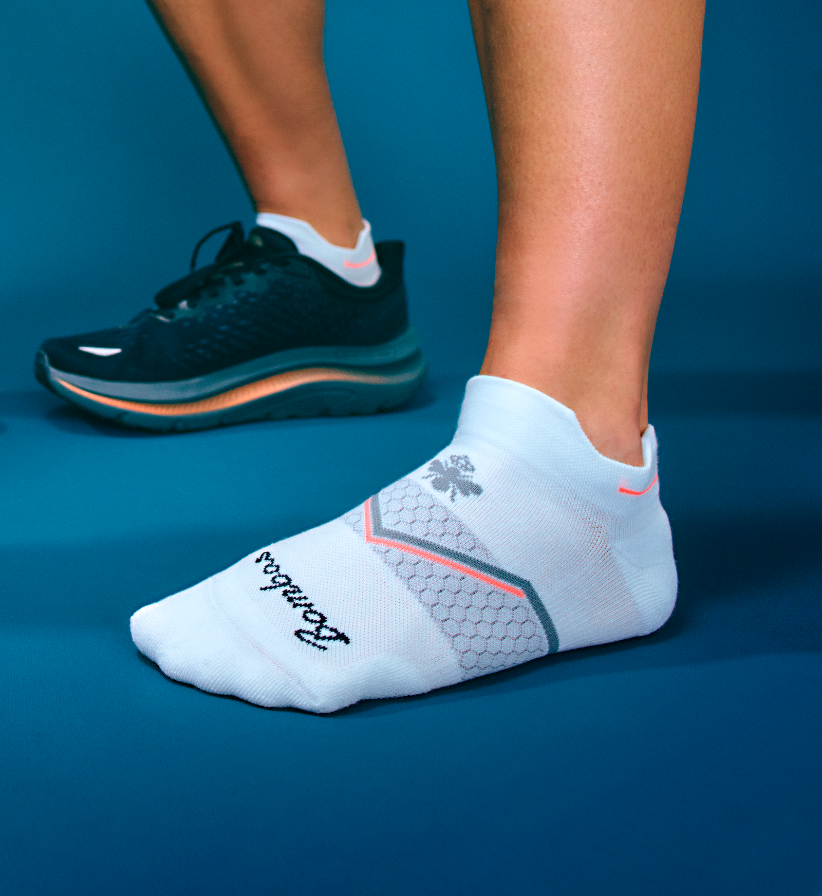 Running Ankle Socks - WO WHITE meteor Detail [LIFESTYLE] [9699]