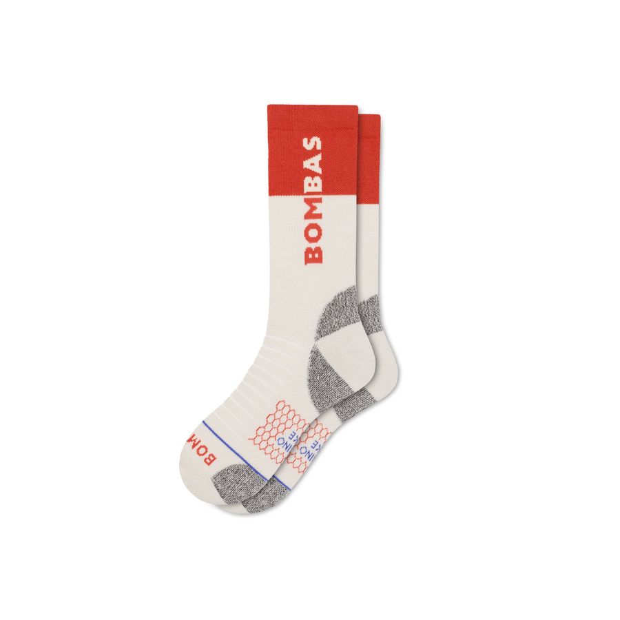Women's Merino Wool Blend Hiking Calf Socks - Breathable Ankle Step