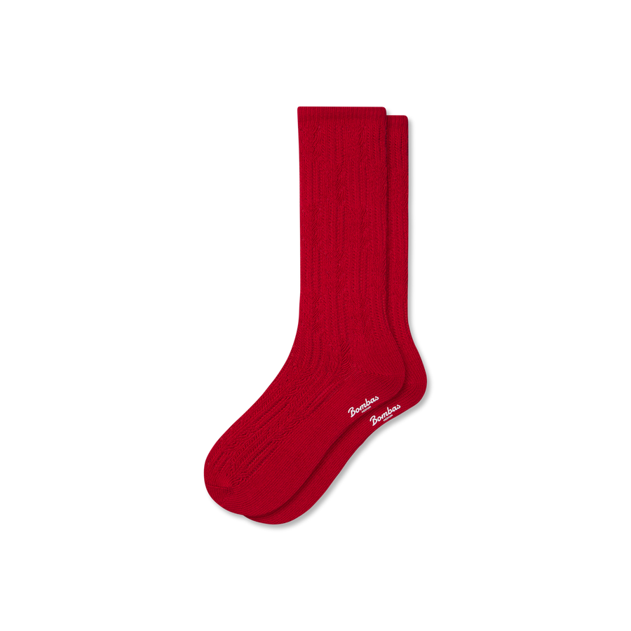 Women's Pointelle Calf Socks - Run Studio Rotation