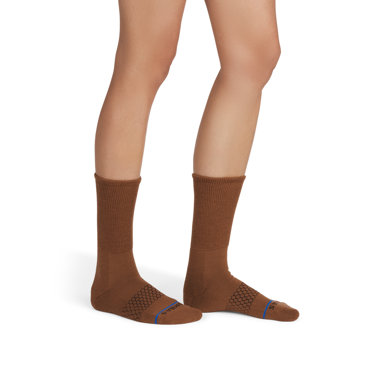 Merino Blend Ultra-Stretch Calf Sock - Dusted Cocoa WO1 [9811]