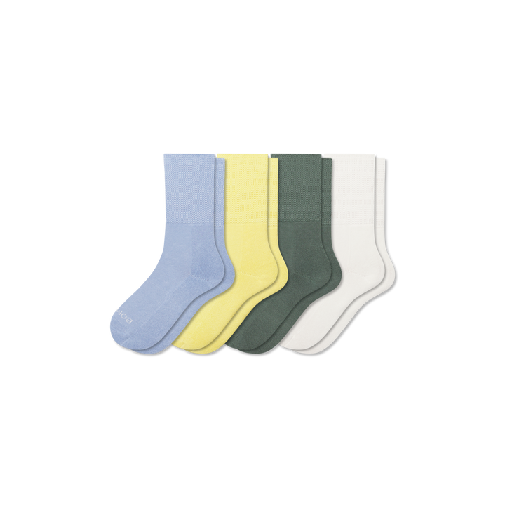Youth Ultra Stretch Calf Sock 4-Pack - Dawn Glow Mix [9104]