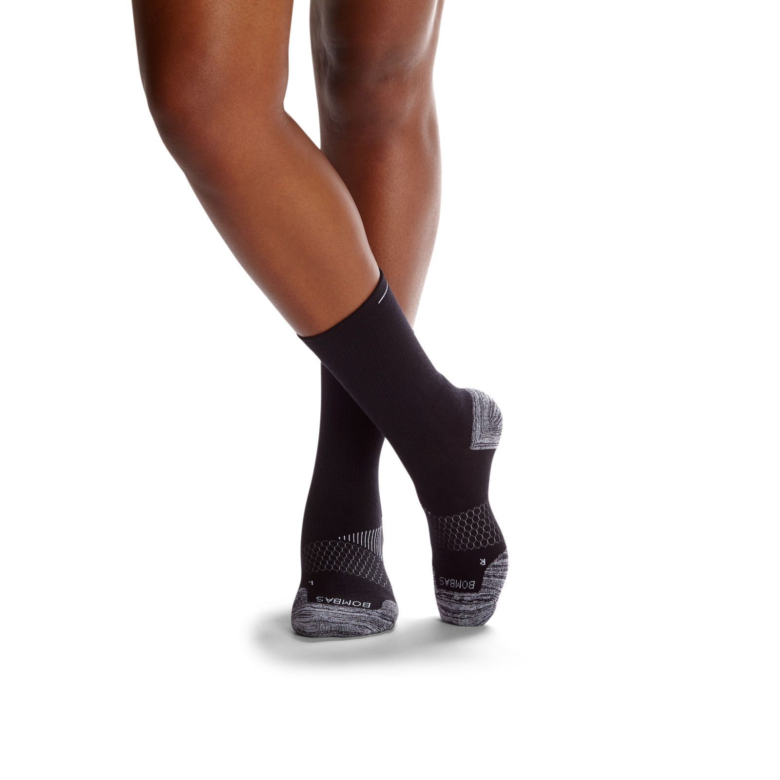 Women's Running Calf Sock 6-Pack - black-bee - 16