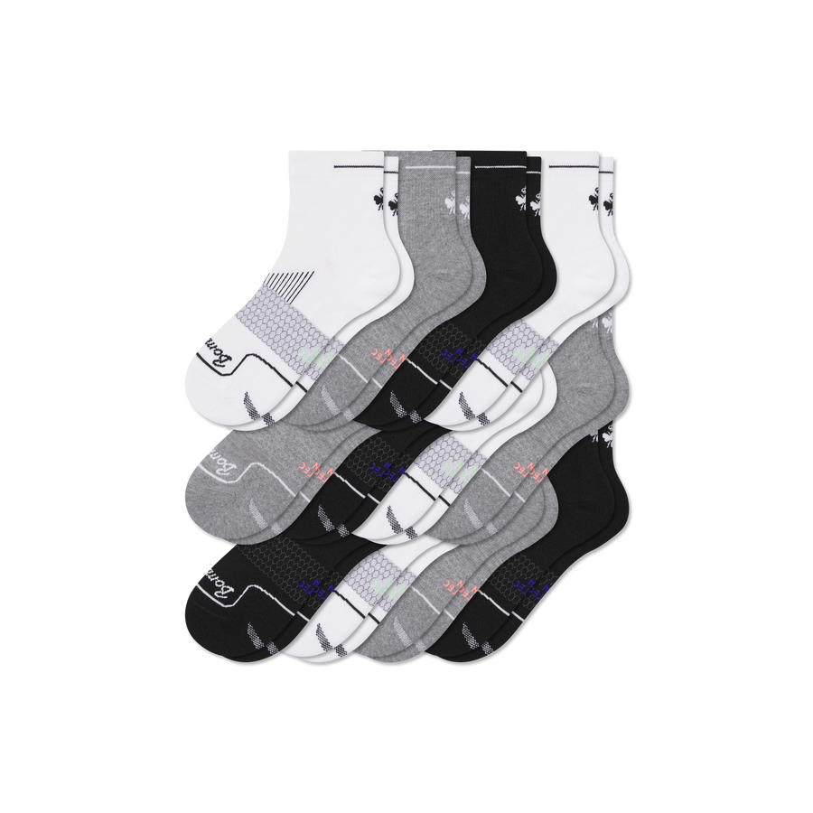 Women's Run Quarter Sock 12-Pack - Steady Low Cut Support