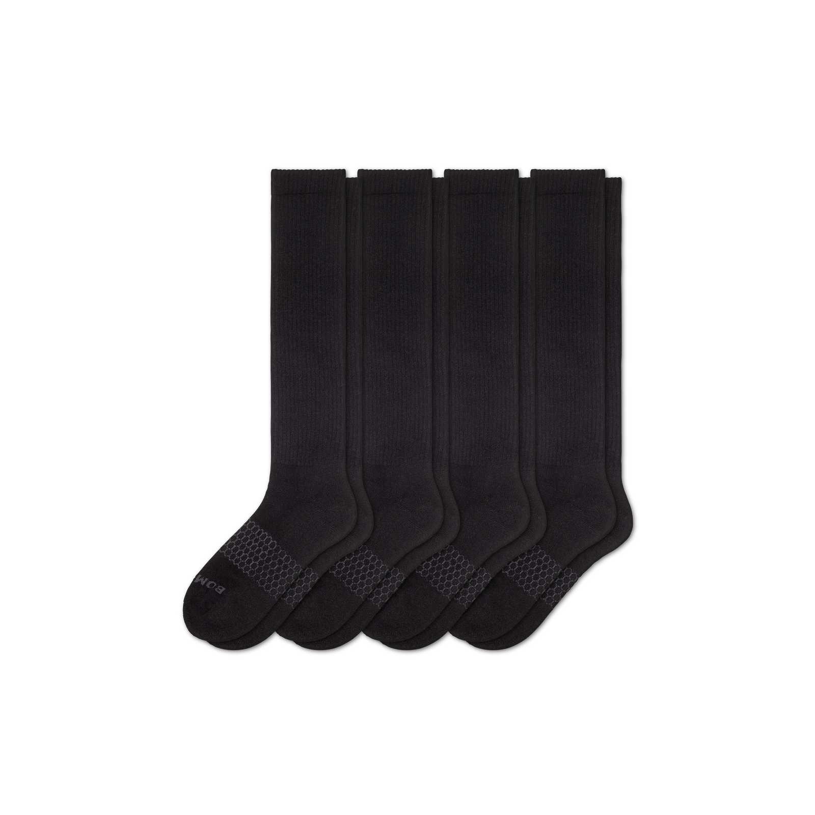 Women's Marl Knee High 4-Pack - Black