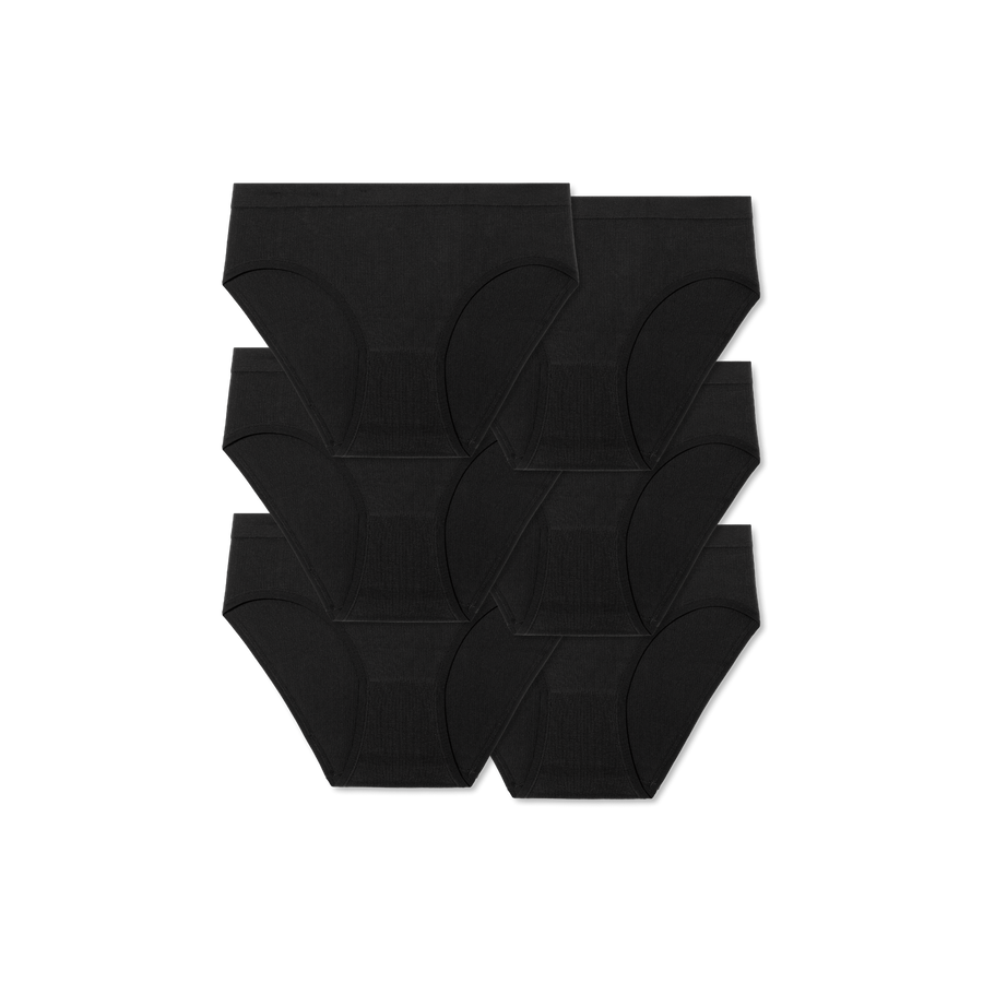Women's Seamless Brief 6-Pack - Clean Core Comfort