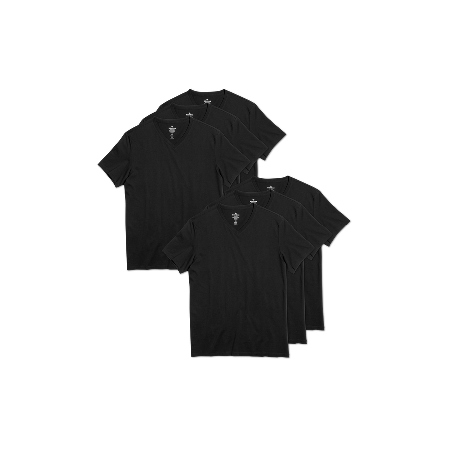 Men's Pima Cotton V-Neck T-Shirt 6-Pack - Premium Everyday Wear