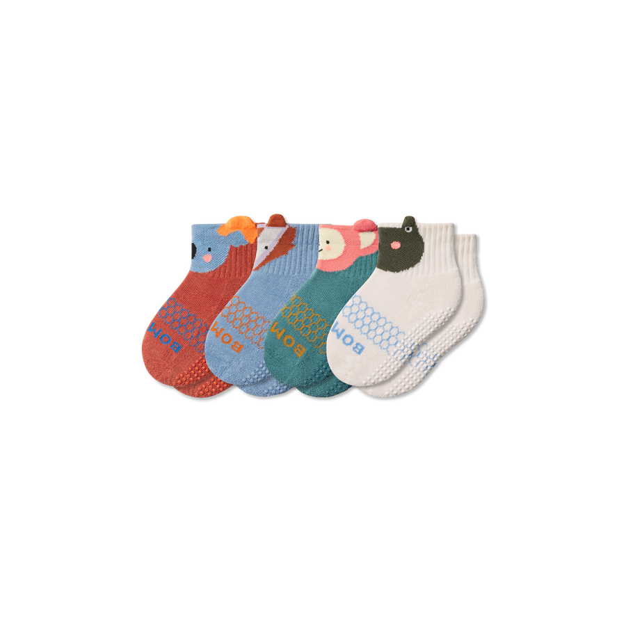 Toddler Forest Friends Calf Sock 4-Pack - Cozy Shift Move