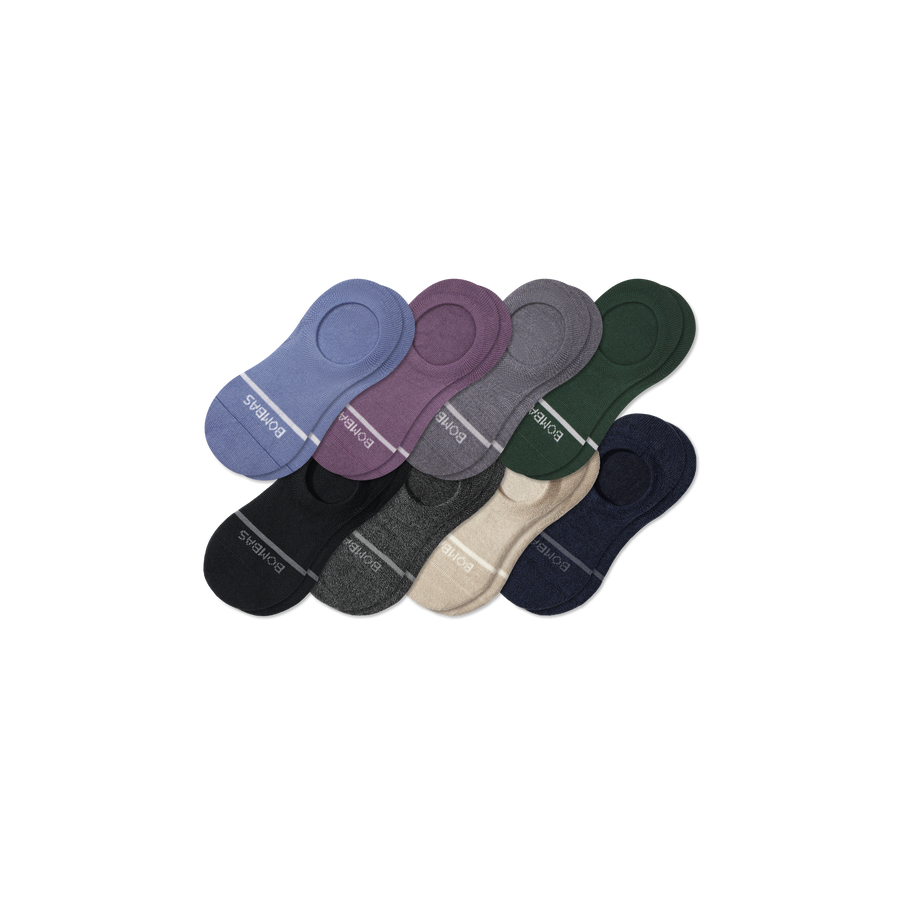 Women's Lightweight Merino Wool Blend No Show Sock 8-Pack - Fresh School Wear