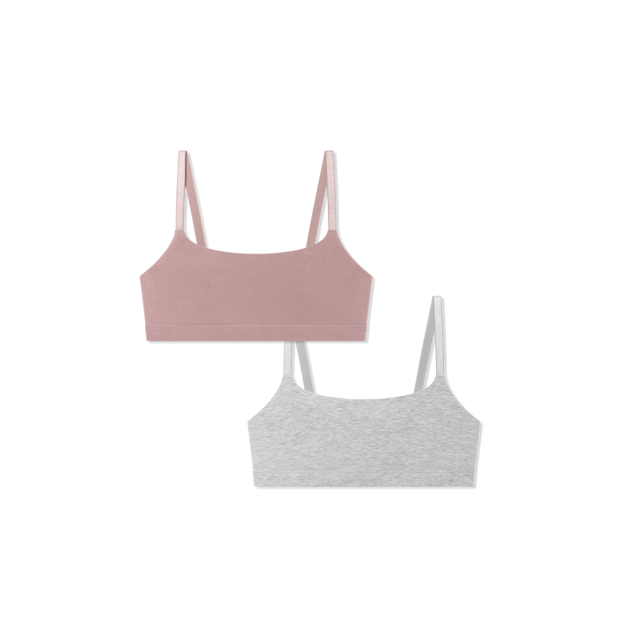 Women’s Super Soft Scoop Bralette 2-Pack - Set Ready