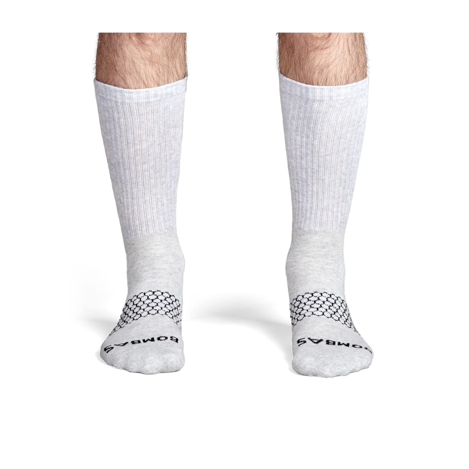 Men's Solids Calf Sock 4-Pack - grey - 13