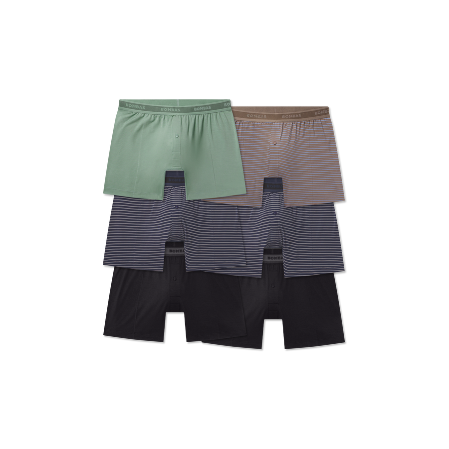 Men's Soft Flex Slim Boxer 6-Pack - Soft Core Ease