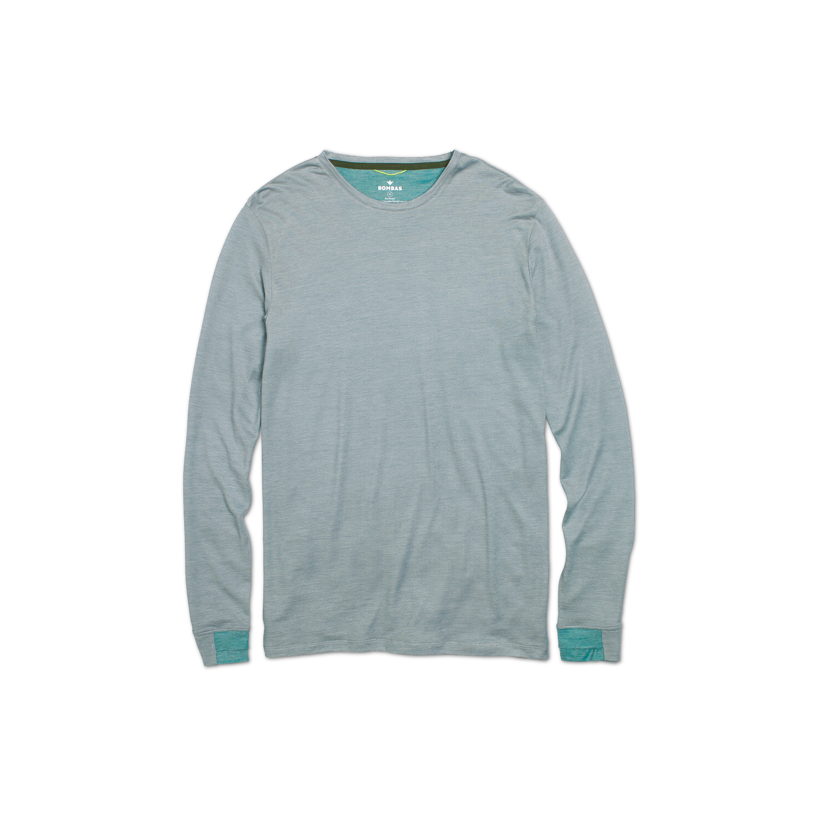 Men's Merino Wool Crew Neck Long Sleeve T-Shirt - haze - 12