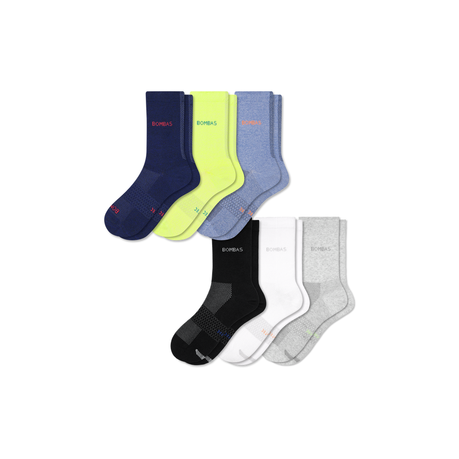 Women's UltraLite Sport Half Calf Sock 6-Pack - Cozy Court Step