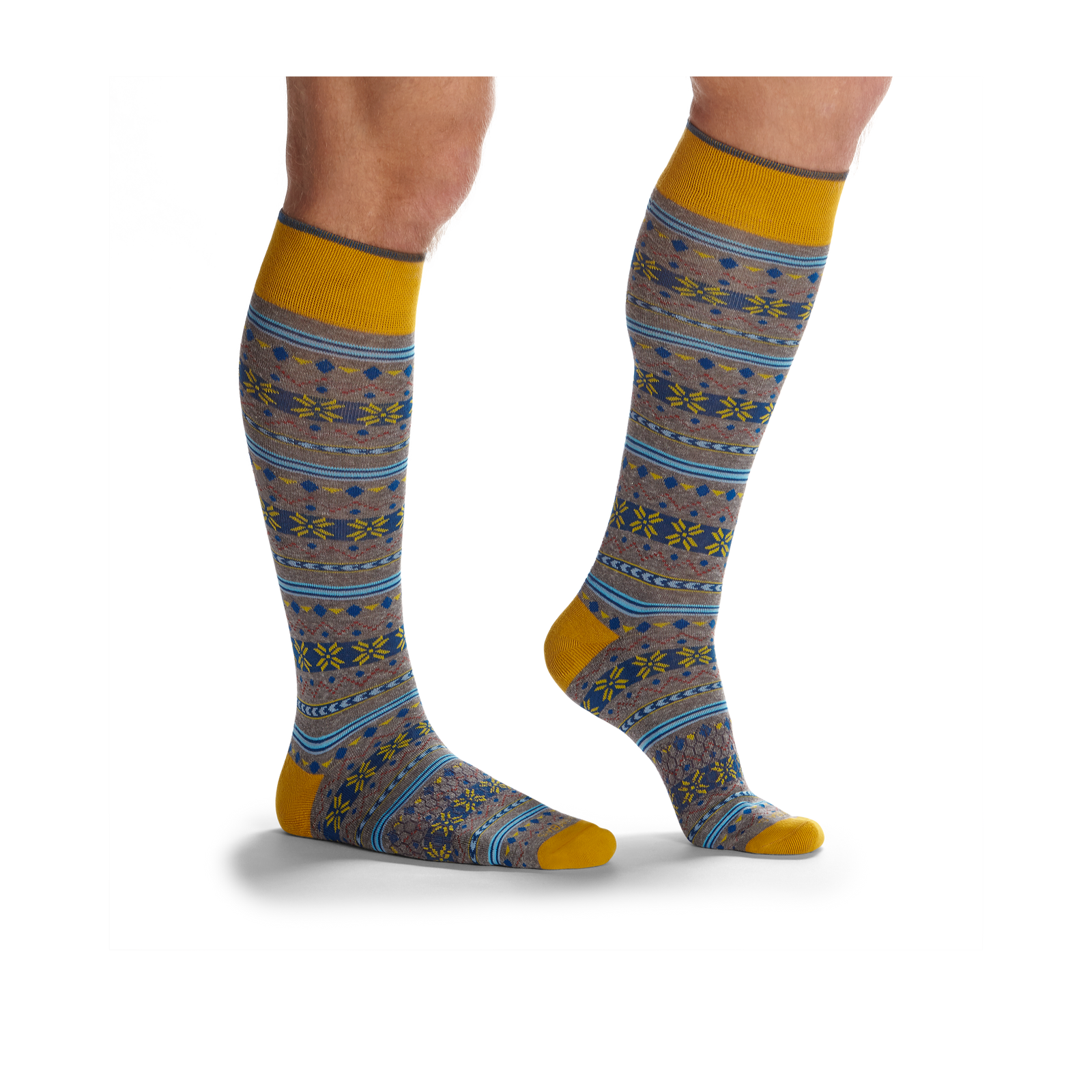 Men's Dress Knee High Sock 4-Pack - mixed - 4