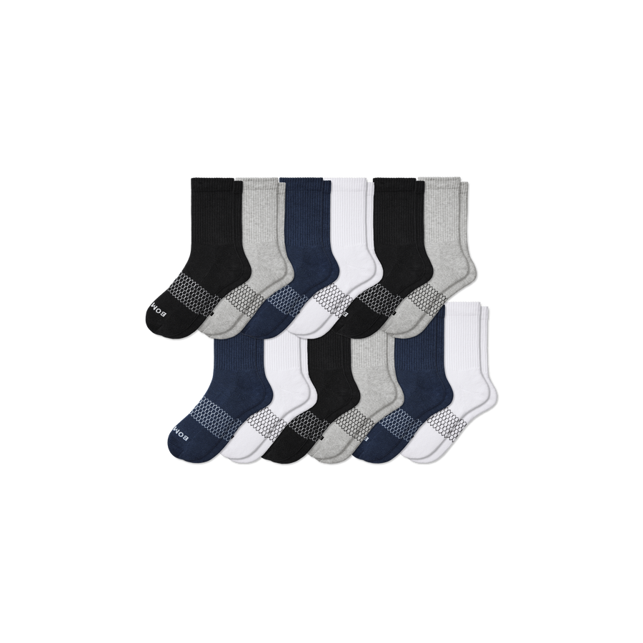 Women's Solids Half Calf Sock 12-Pack - Comfort Home Wear