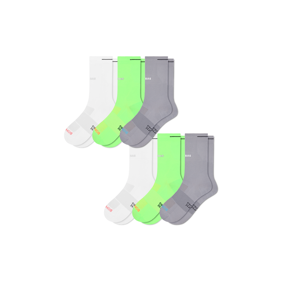 Women's RunPro Half Calf Sock 6-Pack - Fresh Studio Wear