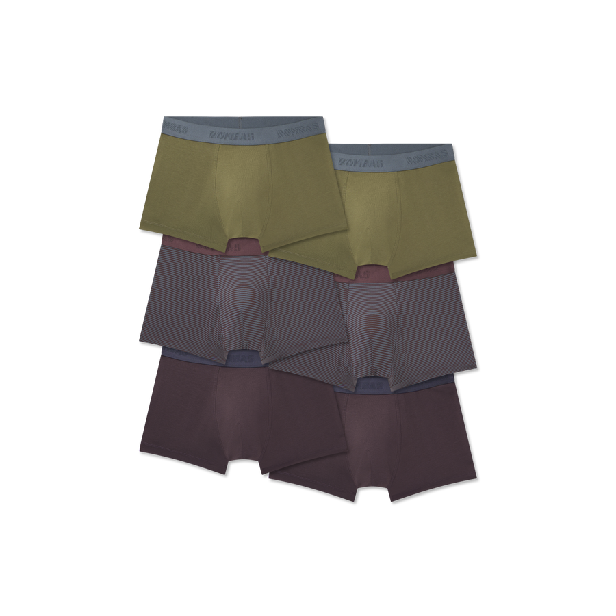 Men's Cotton Modal Blend Trunk 6-Pack - Classic Layer Ease