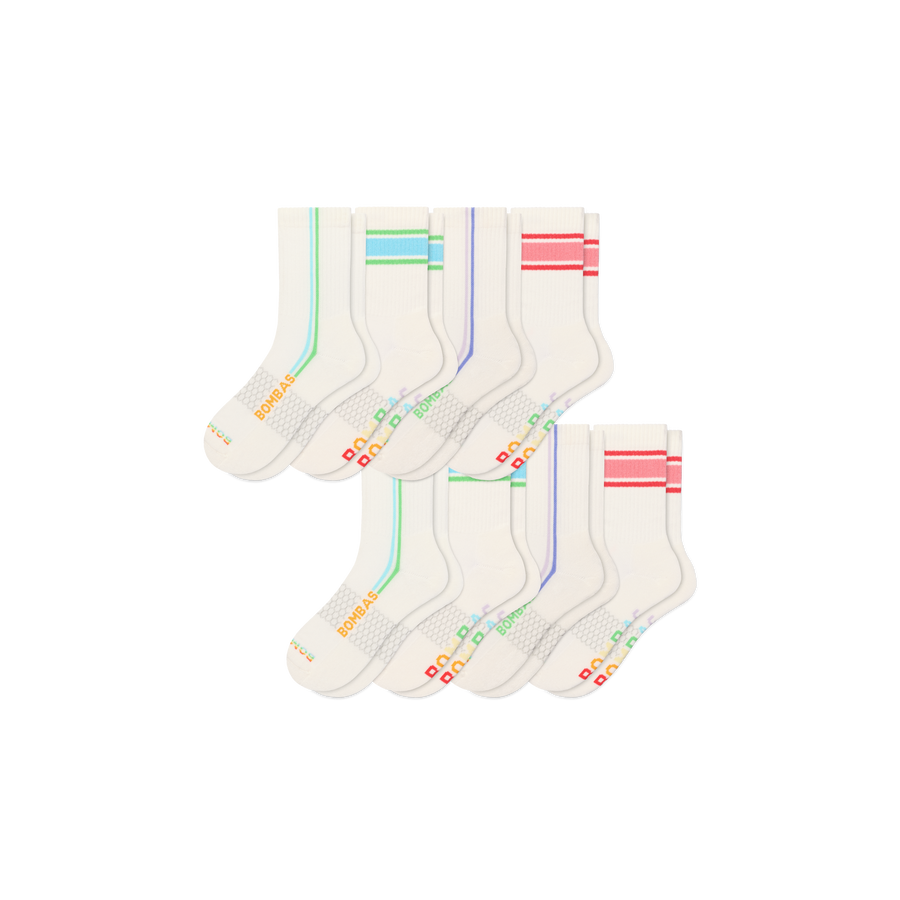Pride Half Calf Sock 8-Pack - Outdoor Low Cut Pair