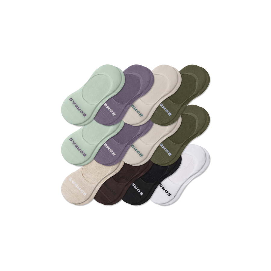 Women's Mid-Cut Cushioned No Show Sock 12-Pack - Run No Show Cushion
