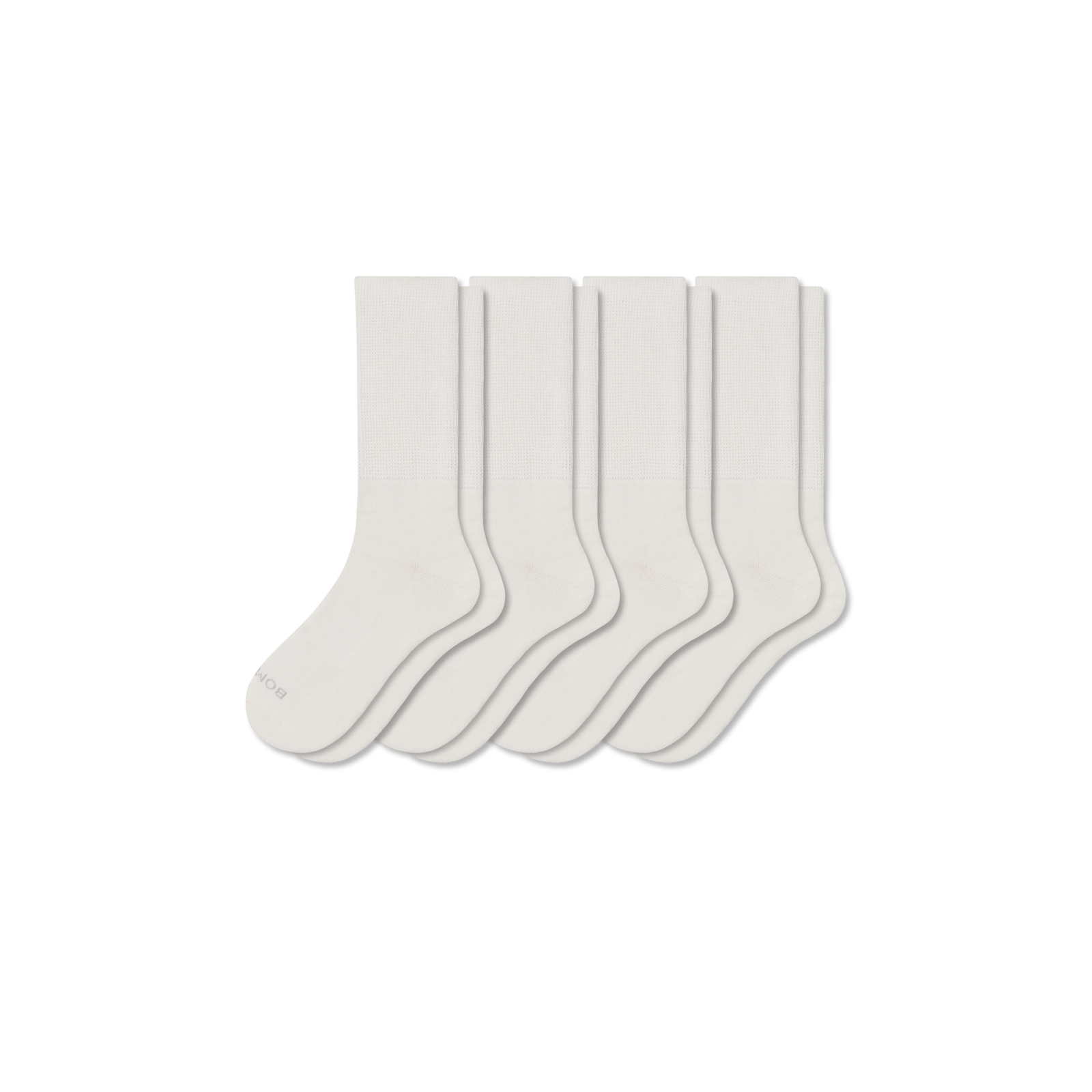 Women's Wide Calf Sock 4-Pack - Soft White L