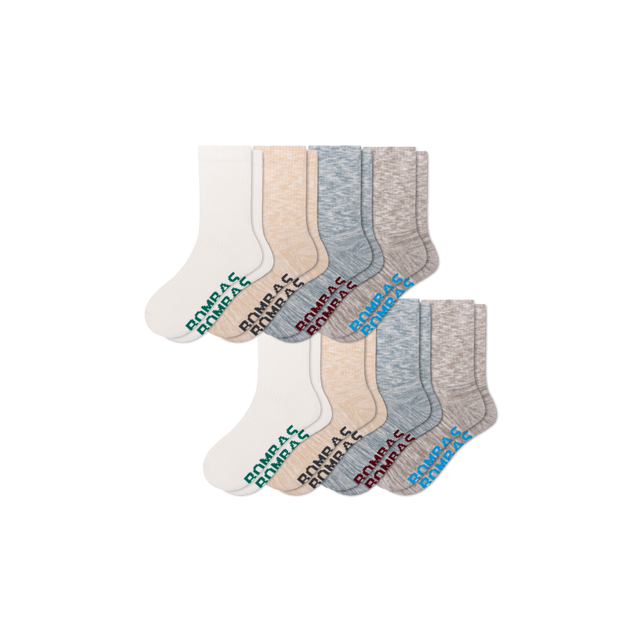 Women's Summer Ragg Half Calf Sock 8-Pack - Steady Rotation