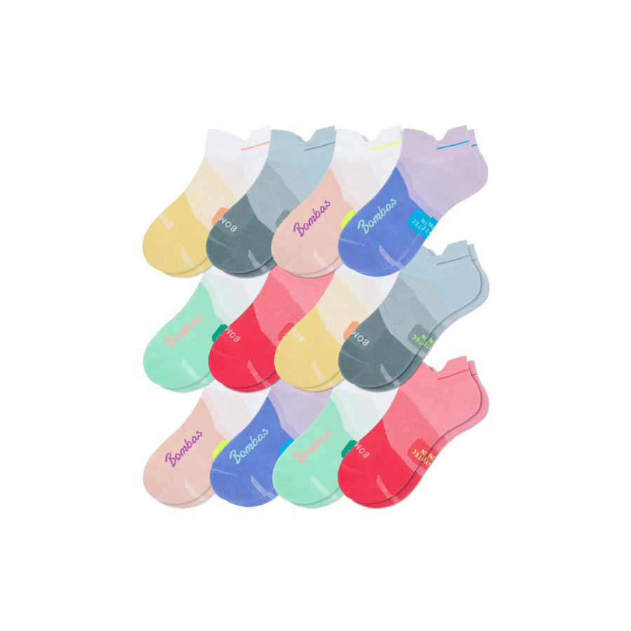 Women's Run Ankle Sock 12-Pack - Comfort Trail Pair