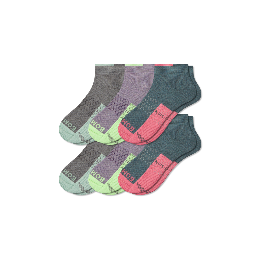 Women's Performance Compression Ankle Sock 6-Pack - Run Trail Support