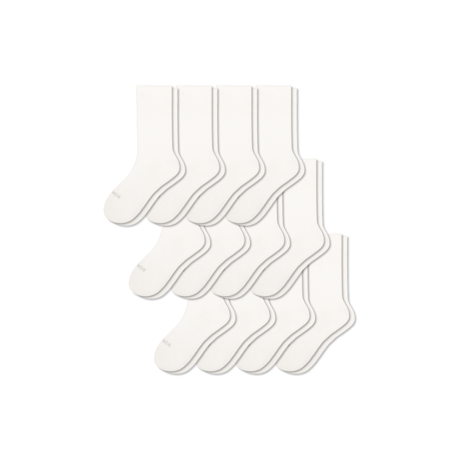Youth Lightweight Calf Sock 12-Pack - Light Travel Comfort
