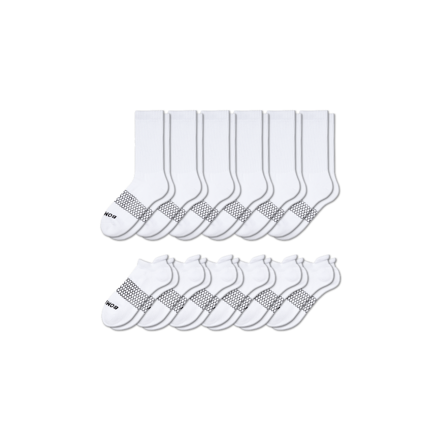 Women's Calf & Ankle Sock 12-Pack - Daily Low Cut Wear