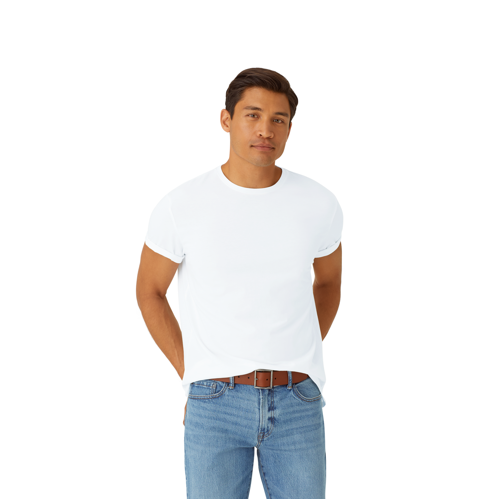 Men's Pima Cotton Crew Neck T-Shirt 6-Pack - white - 13